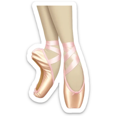 pointe shoes sticker