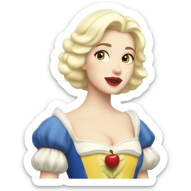 Blanche neige  sticker