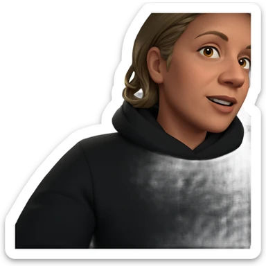 girl in car interior sticker