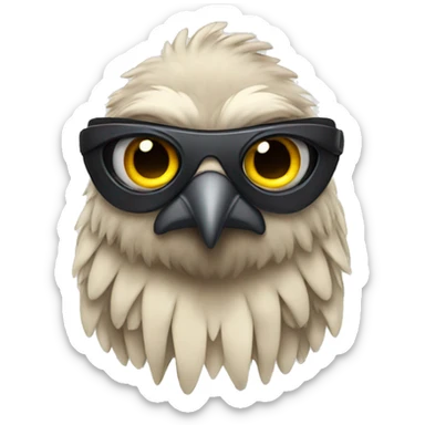 Griffin with eye patch sticker