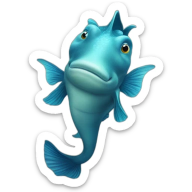 Hippocampe marin sticker