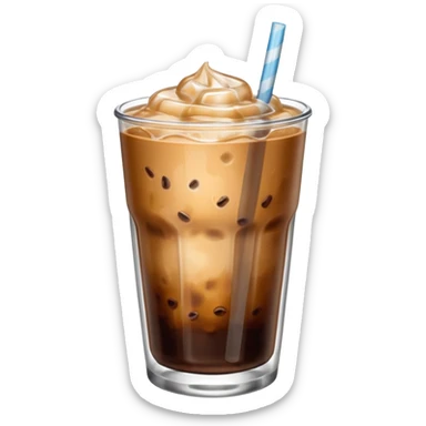 iced coffee sticker