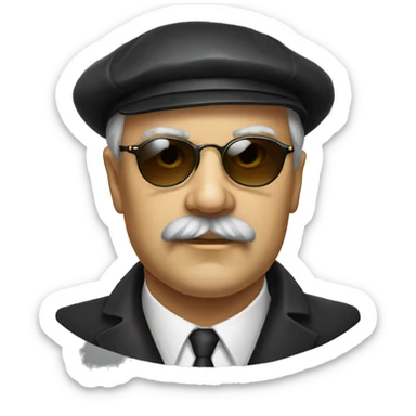 lenin wearing sunglasses sticker