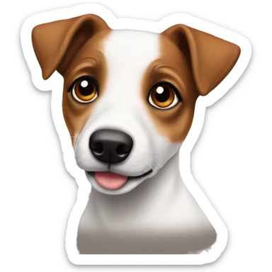 Jack Russell Dog Brown Eyes Puppy sticker