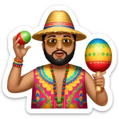 Maraca Player sticker