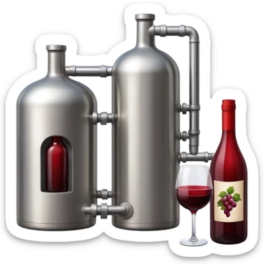 wine factory sticker