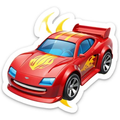 hot wheels logo sticker