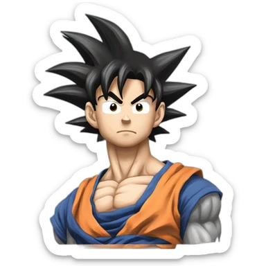 Goku ultra instinto sticker