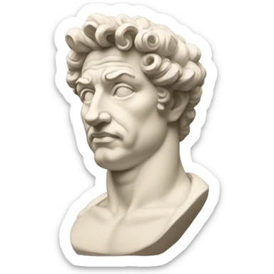 Michelangelo David sticker