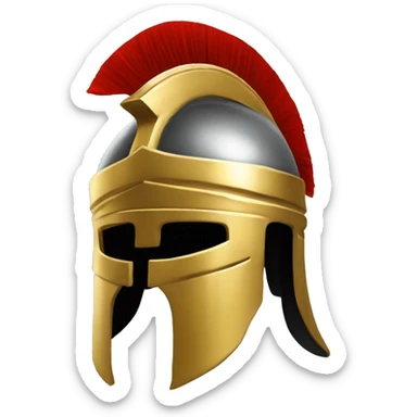 Roman Warrior Helmet sticker