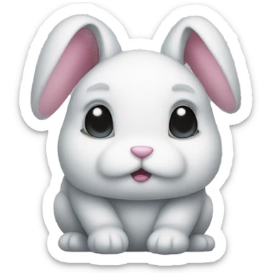 Sad bunny  sticker