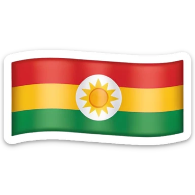 Kurdistan Flagge sticker
