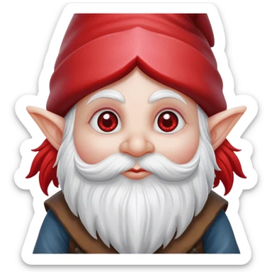 Cinematic 32k HD, Extremely detailed image of a Valentine’s Day Gnome, each hair, eye, and hand is shown in stunning detail as though captured in a timeless photograph, rich textures, visually rich, so lifelike that it feels like it could leap off the page at any moment sticker