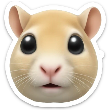 stoned space gerbil sticker