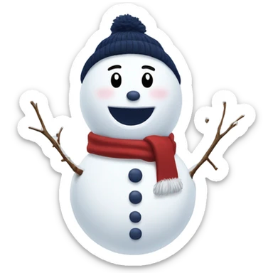Penn state snowman  sticker