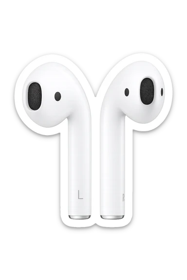 cuffie airpods  sticker