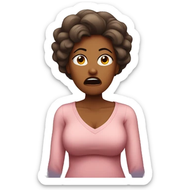 mommy being mad sticker