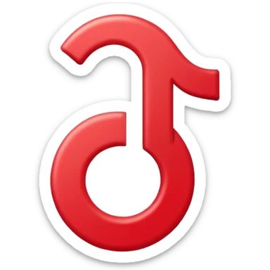 Tiktok logo sticker