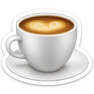 cup of coffee sticker