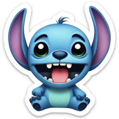 stitch deguisemen halloween sticker