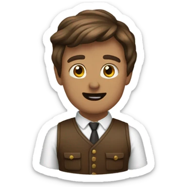 Braune Schleife  sticker