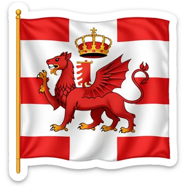 Hazme la bandera de la comunidad autónoma de Castilla y León sticker