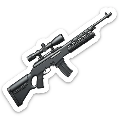 Rifle sticker