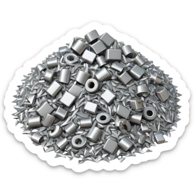 Magnet suck in metal sticker