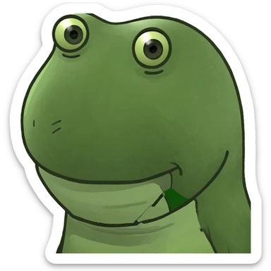 Biting nipple  sticker