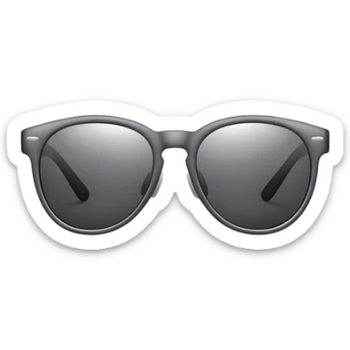 Sunglasses in Charcoal Gray sticker