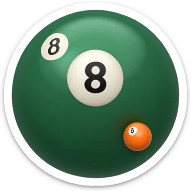 billiard, pool sticker