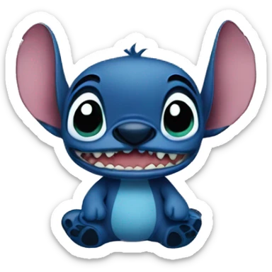 Stitch sticker