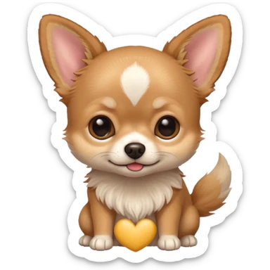 very cute chihuahua sticker