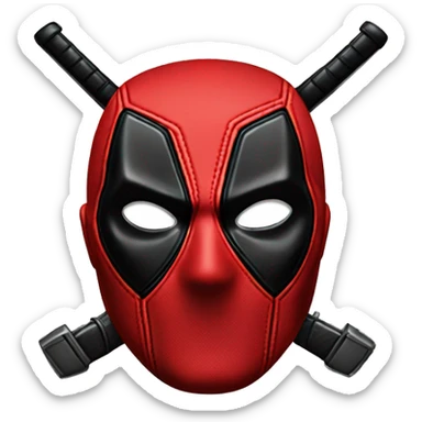 Deadpool logo emoji  sticker