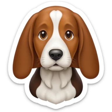 Bassett hound sticker