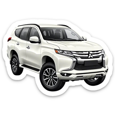 Mitsubishi Pajero sport - Mitsubishi (Model Year: 2021) (Iconic colour: White) sticker