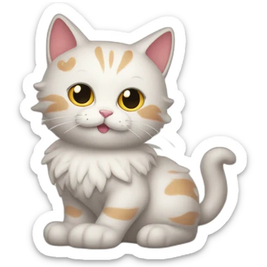 kitty clow sticker