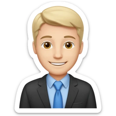 caucasian male office worker

semi formal clothes sticker