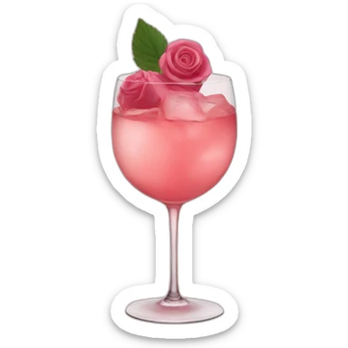 Rosé black pink  sticker