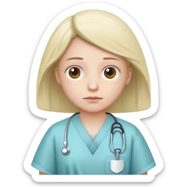 persona enferma  sticker