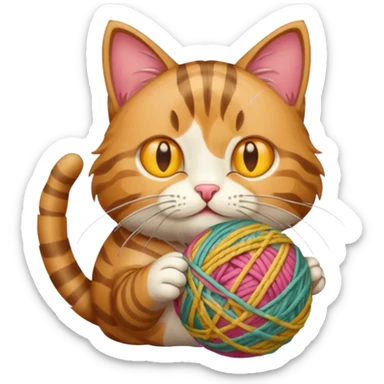 fingering cat sticker