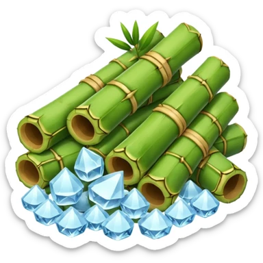 bamboo silica sticker
