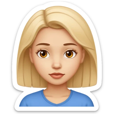 A girl with attitude sticker