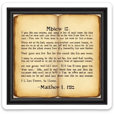 Matthew 12:32 KJV — Whosoever speaketh a word against the Son of man, it shall be forgiven him: but whosoever speaketh against the Holy Ghost, it shall not be forgiven him, neither in this world, neither in the world to come. sticker