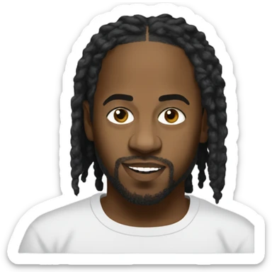 kendrick lamar as an emoji sticker