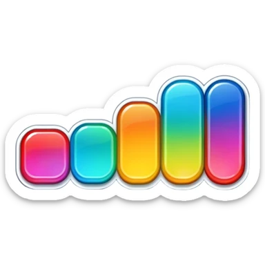 A sticker saying level up  sticker