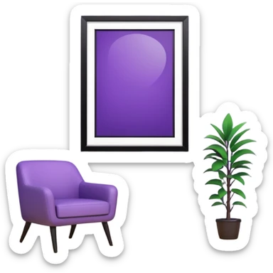 purple galery sticker