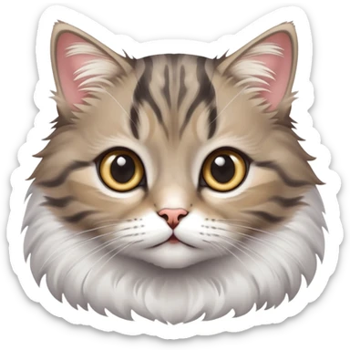 Cutest cat emoji sticker