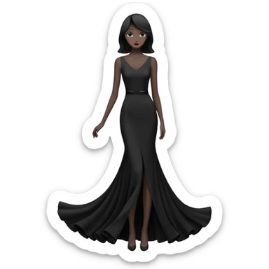 fashion silhouette sticker