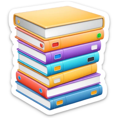mac os mixed documents skeuomorphic sticker